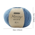 thumbnail image 3 of Hand Knitting Yarn with Merino Wool, Soft Premium Weaving Yarn for Knitting Needles Crochet Hooks, for Sweaters Scarves Blankets DIY Crafts Projects, 3 of 6