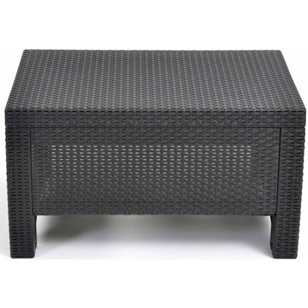 Keter Corfu Resin Coffee Table, All Weather Plastic Patio Furniture