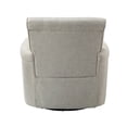 thumbnail image 5 of Modern Swivel Barral Armchair Set of 2 Upholstered Sofa Chair Home Living Room Oatmeal, 5 of 10