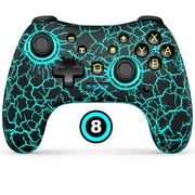 QQV Switch Controller,Switch Pro Controller for Nintendo Switch/Switch lite/Switch OLED,Wireless Switch Controller with Turbo,Wake-up Function,Programmable and Adjustable LED