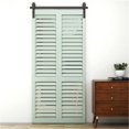 thumbnail image 3 of 3/3.3Foot Double Fold Sliding Barn Door Guide Kit, Suitable For Double Doors, Heavy-Duty Barn Door Hardware Kit ,Easy Install, 3 of 6