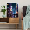 thumbnail image 5 of Qisvanset 12x16 Inch Fantasy Train Cloud City Canvas Print Wall Art, 5 of 5