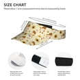 thumbnail image 3 of Sikiie Watercolor Bee Honey Honeycomb Bee Sun Visor Hat Adjustable Velcro Golf Visor Sports Sunscreen Visor Hat for Outdoor Activities, 3 of 7