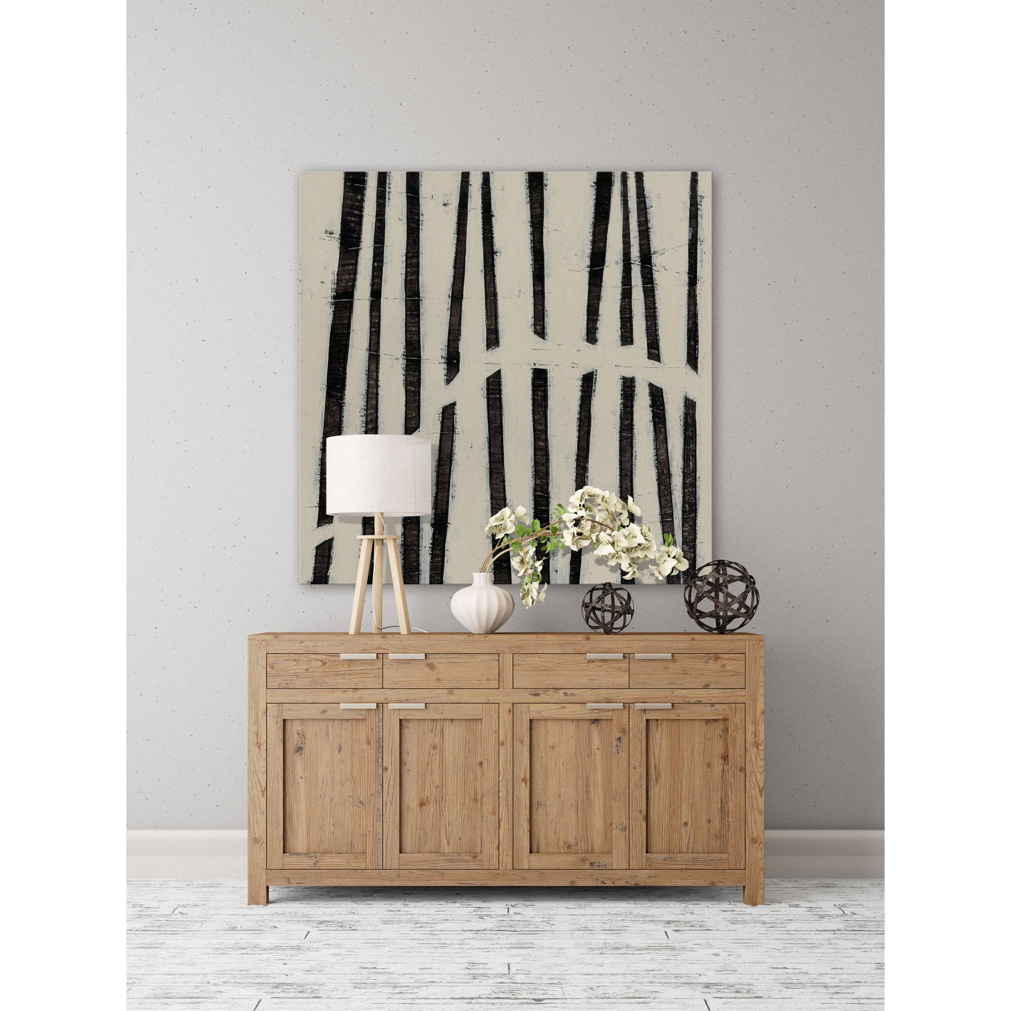 Marmont Hill "Hieroglyph I" Painting Print on Wrapped Canvas