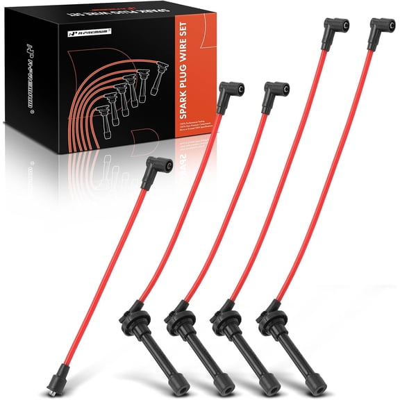 A-Premium Ignition Spark Plug Wires Set of 5 Compatible with Honda Accord 1998 1999 2000 2001 2002 2.3L