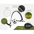 thumbnail image 2 of Kids Soccer Training Nets Portable Soccer Goal 4 Foot Instant Pop Up (Set of 2), 2 of 6