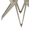 thumbnail image 6 of Furniture of America Fedora Modern Metal Round Dining Table in Champagne Gold, 6 of 7