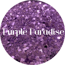Glitter Heart Co. Glitter - High Quality Polyester Glitter - Purple Paradise - Metallic Purple Mix - 1 oz Bag