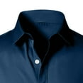 thumbnail image 6 of ZZwxWA Men's Stretch Wrinkle Free Dress Shirts Formal Wedding Prom Long Sleeve Slim Fit Button Down Shirt Party Shirt, 6 of 6
