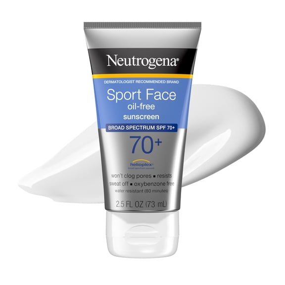 Neutrogena Sport Face Lotion Sunscreen Broad Spectrum SPF 70 , 2.5 fl oz