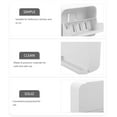 thumbnail image 6 of SOPOTUTU Rectangular Bathroom Soap Dish Holder Set - Space-Saving, Easy to Clean Soap Tray for Shower or Sink, 6 of 8