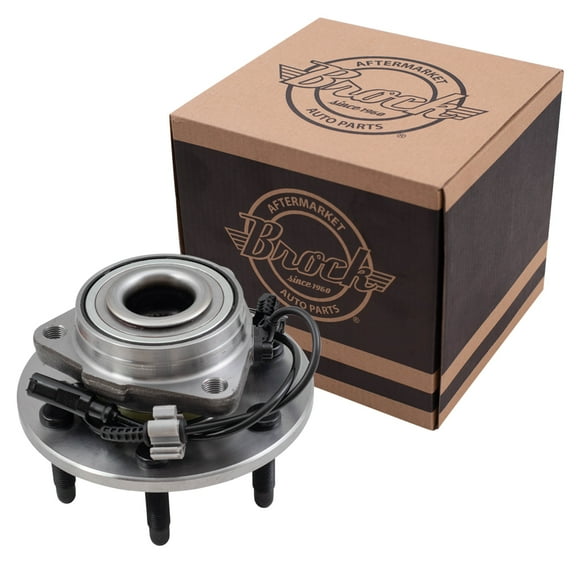 Brock Hub and Bearing for 2007-2013 Silverado 1500 4WD w/ 6 Lugs Front L=R 10393171 2007-2014 Tahoe