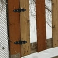 thumbnail image 3 of HEALEEP 10pcs Garden Gate Hinge Iron Black for Outdoor Installation and Use, 3 of 8