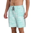 thumbnail image 2 of Naloa Blue Bright Men's Beach Shorts, Surfing shorts, Swim trunks, Quick Dry Swim Trunks for Surfing Beach Fun - Large, 2 of 9
