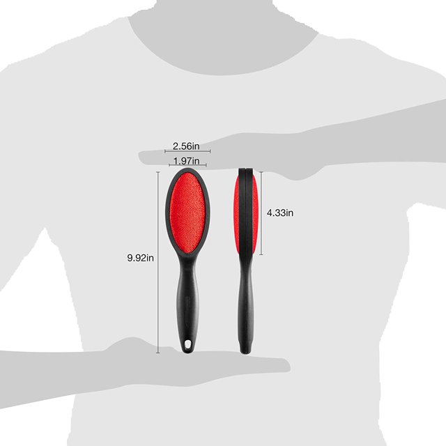 Juego de 2 cepillos para pelusas y pelusas para ropa, cepillo mágico, cepillo para ropa, cepillo para pelusas de sofá, cepillo de doble cara