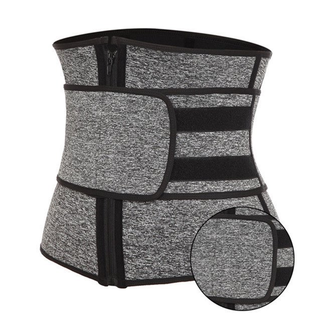 Entrenador de cintura de neopreno para mujer, corsé recortador, cinturón ajustable para pérdida de peso, faja moldeadora de cintura más delgada
