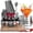 Silver, variant on Bar Set Cocktail Shaker Set Bartender Kit, 17 Piece Gold Cocktail Set, Mixology Bartender Kit with Wood Stand, Steel Cocktail Kit, Bar Accessories: 30oz Martini Shaker, Muddler, Cocktail Book & More