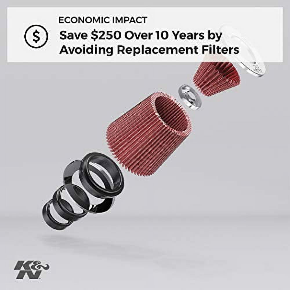 K&N Performance Universal Vent Air Filter/Breather, 62-1040