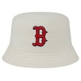 thumbnail image 2 of Women's New Era White Boston Red Sox Chrome Cozy Bucket Hat, 2 of 4