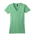 thumbnail image 5 of District Juniors Tri Blend V Neck Tee-M (Green Heather), 5 of 6