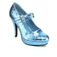 thumbnail image 2 of ELLIE 421-JANE-G Women's 4" Heel Double Strap Glitter Mary Jane Platform Pump, 2 of 6