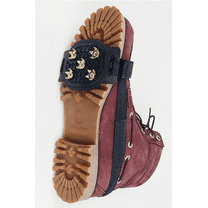 Shoe Ice Cleats - Stable No Slip Grip Traction for Boots and Shoes - One Size- Men and Women - Snow and Ice