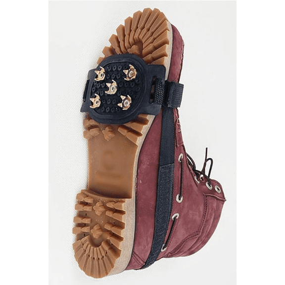 Shoe Ice Cleats - Stable No Slip Grip Traction for Boots and Shoes - One Size- Men and Women - Snow and Ice