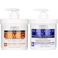 thumbnail image 1 of Crema corporal iluminadora con vitamina C de Advanced Clinicals + loción exfoliante con 10 % de ácido glicólico y ácido láctico AHA, juego de 2 piezas para el cuidado de la piel para mujeres y hombres, 1 of 5