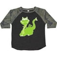 thumbnail image 3 of Inktastic Green Dragon Boys or Girls Toddler T-Shirt, 3 of 5