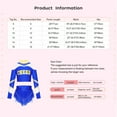 thumbnail image 6 of YUUMIN Girls Cheerleading Outfits Athletic Dance Crop Top with Skirt Shorts Cheer Leader Uniform Fancy Dress Burgundy 10, 6 of 6