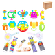 thumbnail image 1 of Sonajas Para Bebe Calcetines Juguetes Estimulación, kit 16pcs Lab.G, Colores, 1 of 4