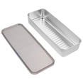 thumbnail image 2 of Estbridge Salad Container For Fridge Stainless Steel Crisper Bacon Holder Containers Lunch Meat 2 Pieces, 2 of 6