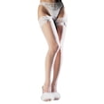 thumbnail image 2 of Leg Avenue THI HI LACE TOP SATIN BOW costume, 2 of 2