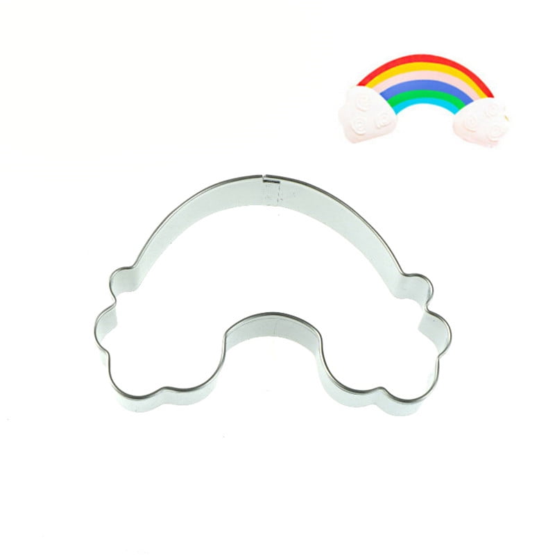 Rainbow Shape Cookie Cutter Stainless Steel Fondant Mold Cake Decorating ToolJC 
