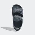 thumbnail image 2 of Sandalia Niño Adidas FW7419 Gris 10cm Alta Swim, 2 of 4