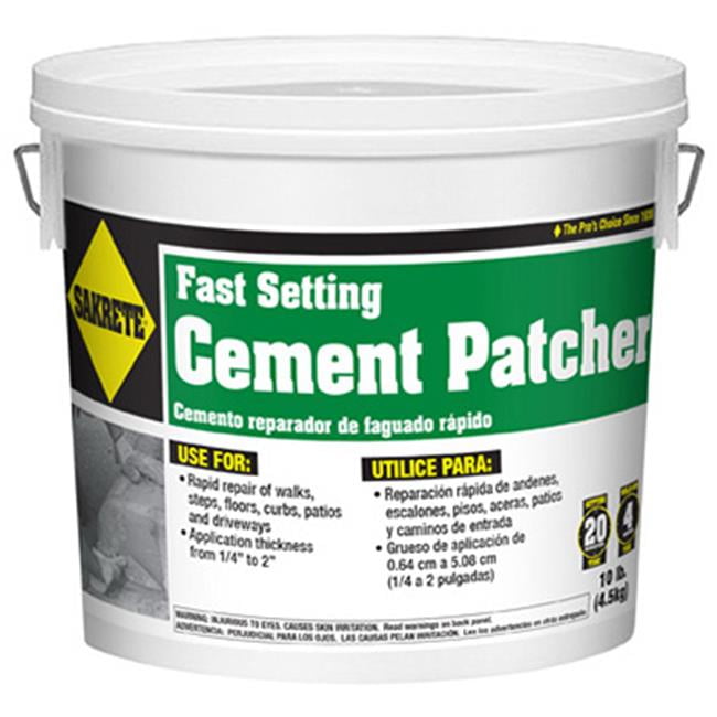 Curb Edge Steps Floor Repair Gray Quick-Setting Cement Concrete Mix 10 lb 
