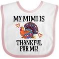 thumbnail image 3 of Inktastic Thanksgiving Mimi Thankful for Me Turkey Boys or Girls Baby Bib, 3 of 4