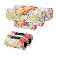 thumbnail image 1 of Fundas para muletas y empuñaduras para axilas, juegos de cojines acolchados universales para el mango del antebrazo, accesorios para muletas, almohadillas para axilas (flor amarilla), 1 of 6