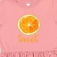 thumbnail image 4 of Inktastic Sweet Orange Girls Toddler Dress, 4 of 5