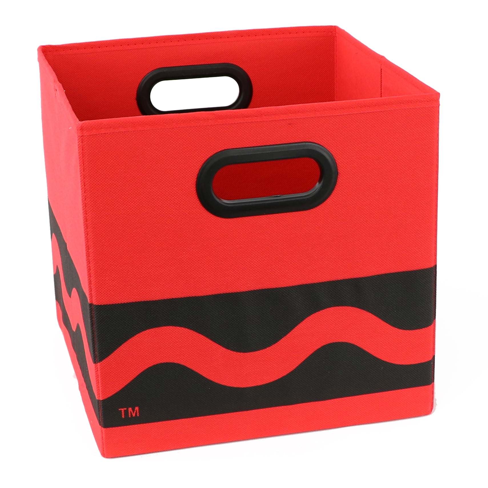 Crayola Black Serpentine Red Storage Bin