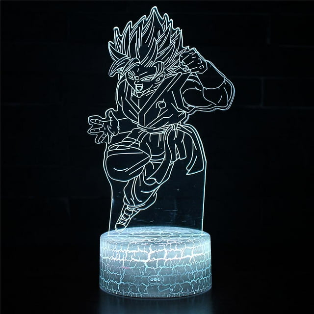 Dragon Ball 3d Led Night Light W/7 Colors Changing Touch Control, Desk Lamp Nightlight Room Decor