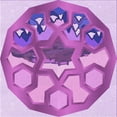 thumbnail image 1 of Ahgly Company Machine Washable Indoor Square Transitional Pastel Purple Pink Area Rugs, 8' Square, 1 of 7