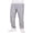 Heather Grey, variant on Casual Classics Mens Blended Core Ringspun Cotton Oversized Sweatpants