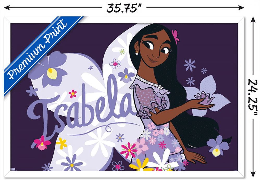 Disney Encanto - Isabela Wall Poster, 22.375" x 34", Framed