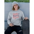 thumbnail image 2 of Love You Berry Much! Sweatshirt Men -Smartprints Designs, Male XX-Large, 2 of 4