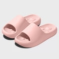 thumbnail image 2 of Women's Non Slip Shower Sandals Quick Drying Bathroom Slippers Lightweight EVA Slip On Water Slides with Arch Support Pink Size 6, 2 of 4