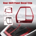 thumbnail image 5 of Red Interior Gear Shifter Panel Garnish Cover for 2019-2023 RAV4 Toyota, 5 of 6