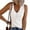 White, variant on Tank Tops Women Ribbed Tank Tops for Women Crew Neck Camisole V-neck Undershirt Button-down Undershirt Shirt T-shirt Womens Blouses Dressy Casual Basic Tops for Women Pink M