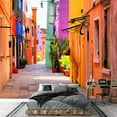 thumbnail image 2 of wall26 - Colorful Street in Burano, Near Venice, Italy - Removable Wall Mural | Self-Adhesive Large Wallpaper - 66x96 inches, 2 of 6