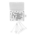 thumbnail image 2 of Épingles de Localisation en Tissu, 50 Pcs 8x60MM Perles Rondes pour Robe de Mariée Sécurisées et Pratiques pour la Fabrication Artisanale, 2 of 7